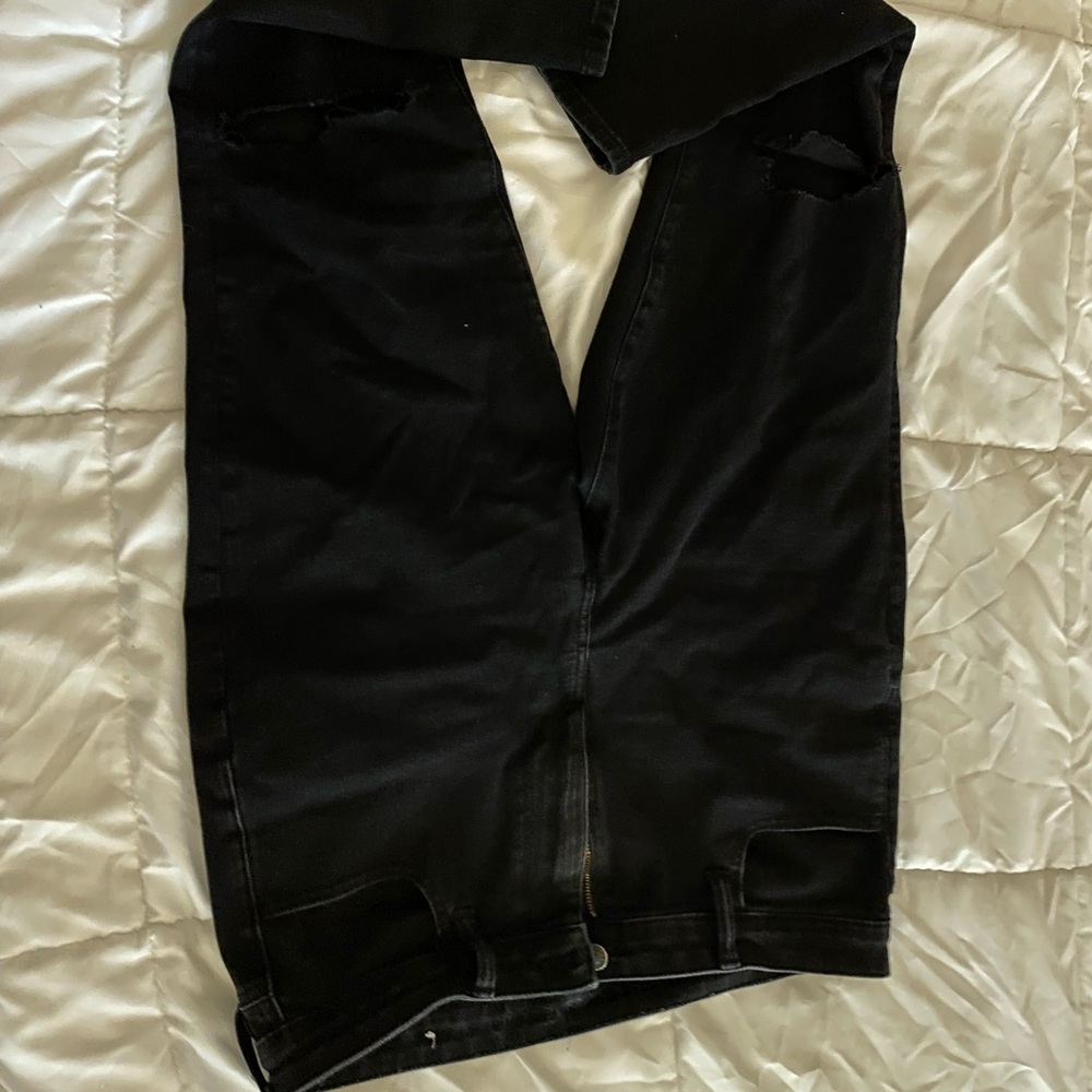 American eagle 360 stretch jeans. Skinny. Black extra short in seam